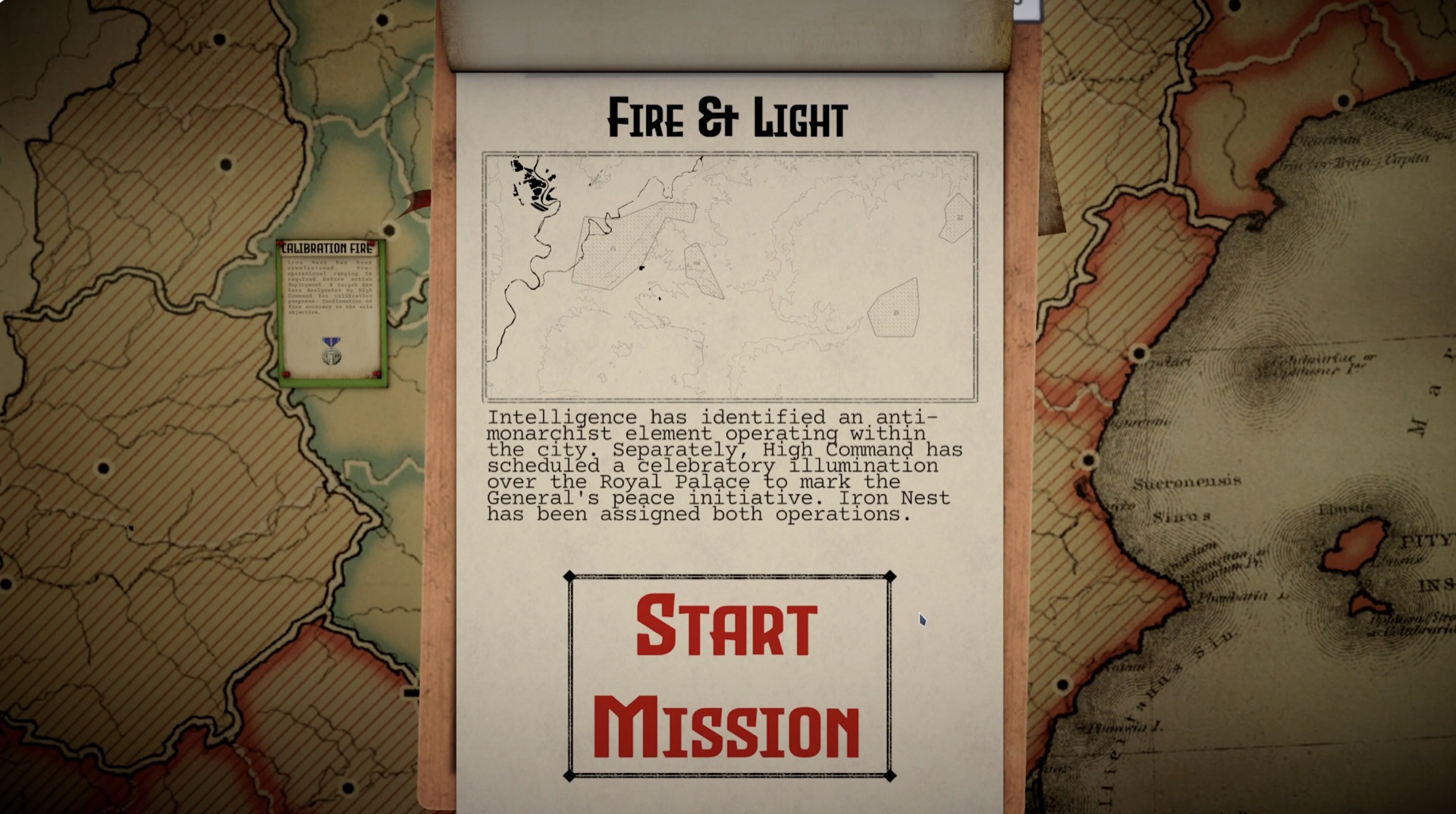 Mission 2 (Fire and Light) screenshot from the game, captured by the site owner